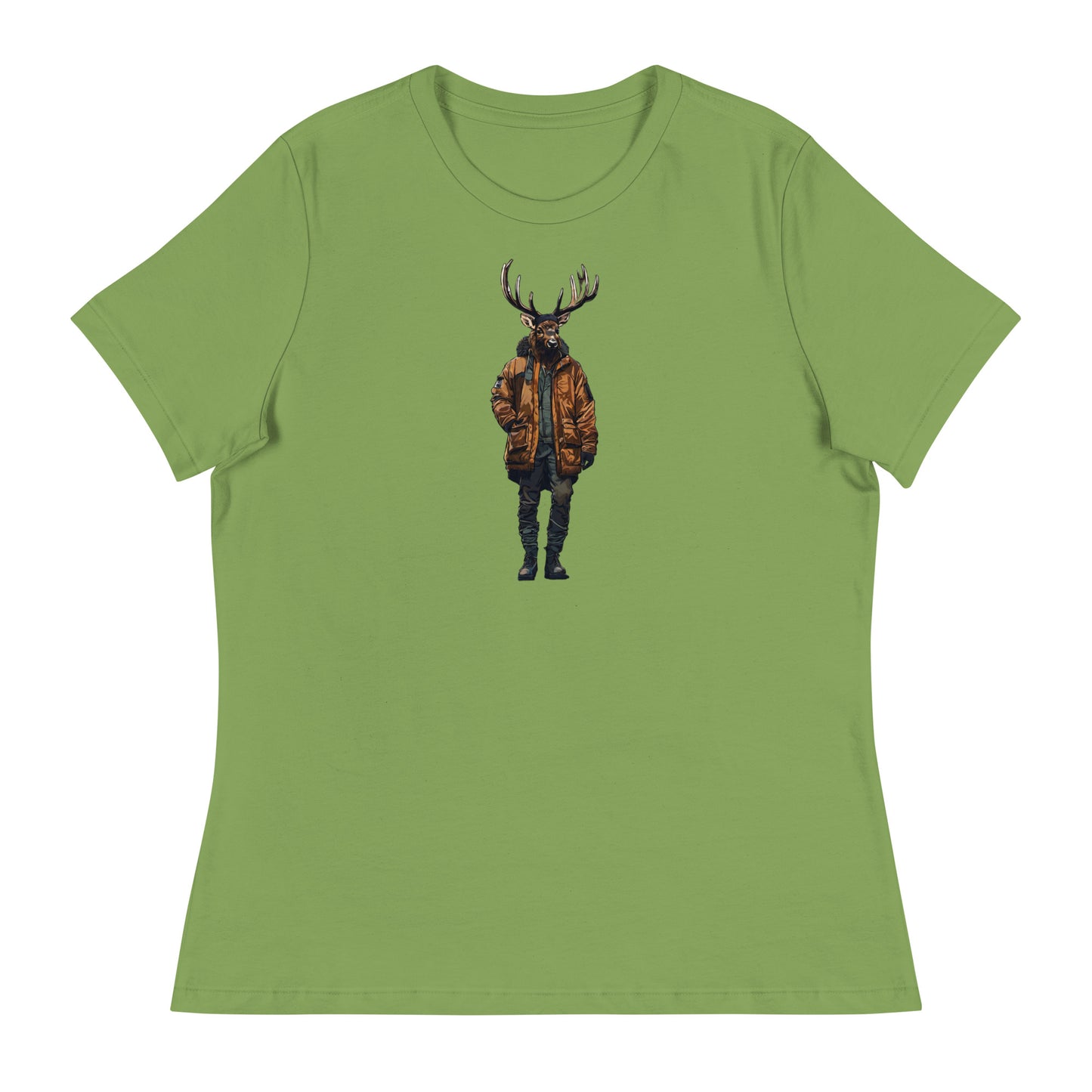 Urban Bull Elk Women's T-Shirt Leaf