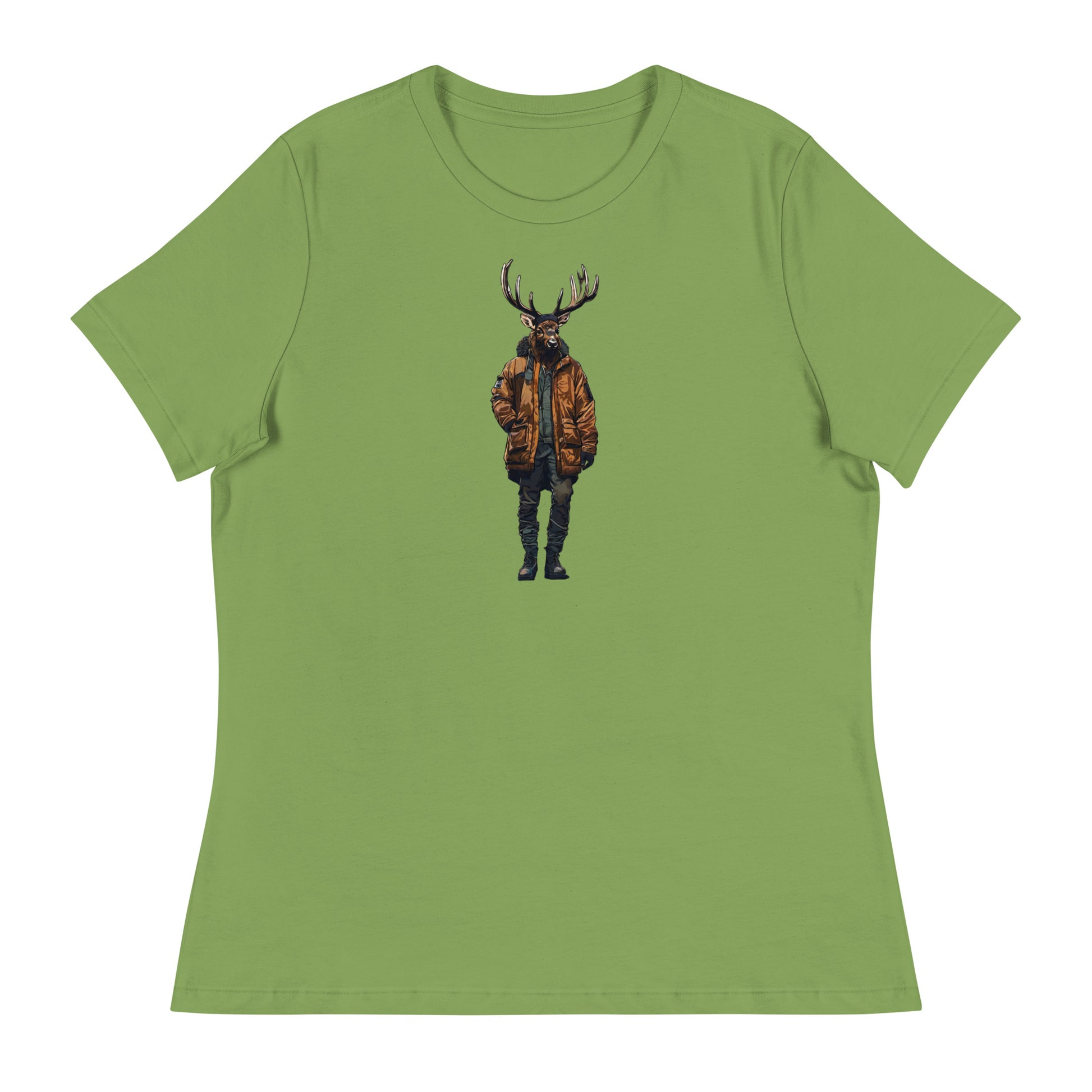 Urban Bull Elk Women's T-Shirt Leaf