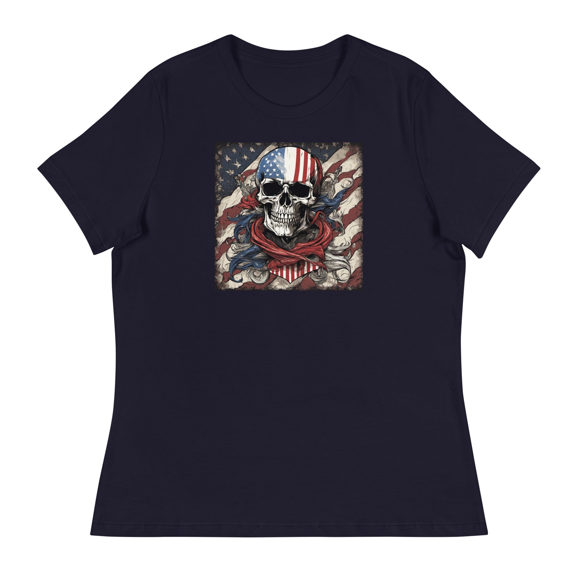 Red, White, & Blue Swashbuckler Women's T-Shirt Navy