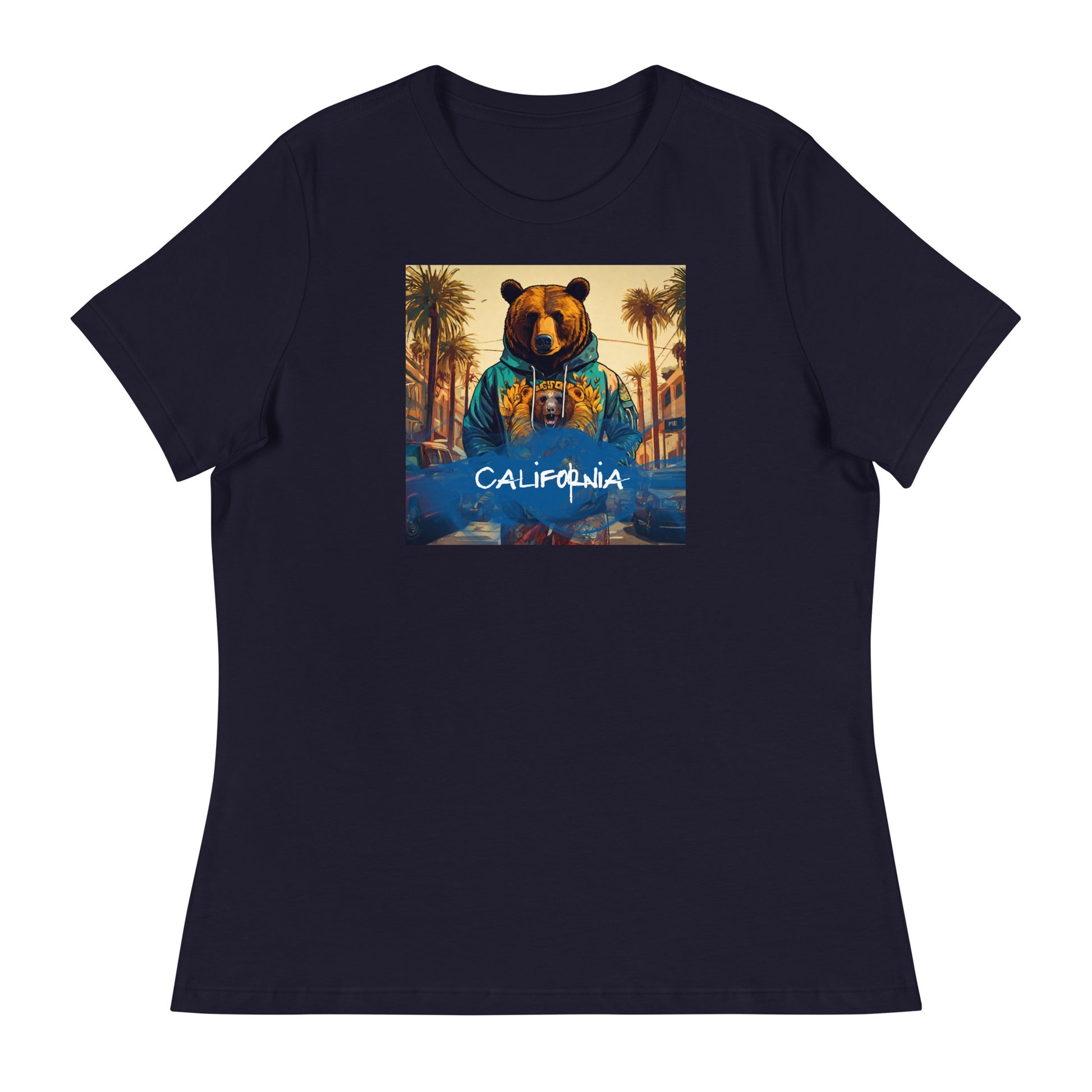 California Bear Women's T-Shirt Navy