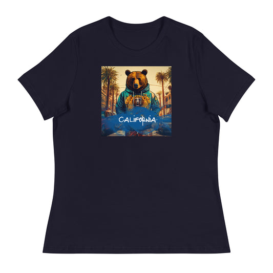 California Bear Women's T-Shirt Navy