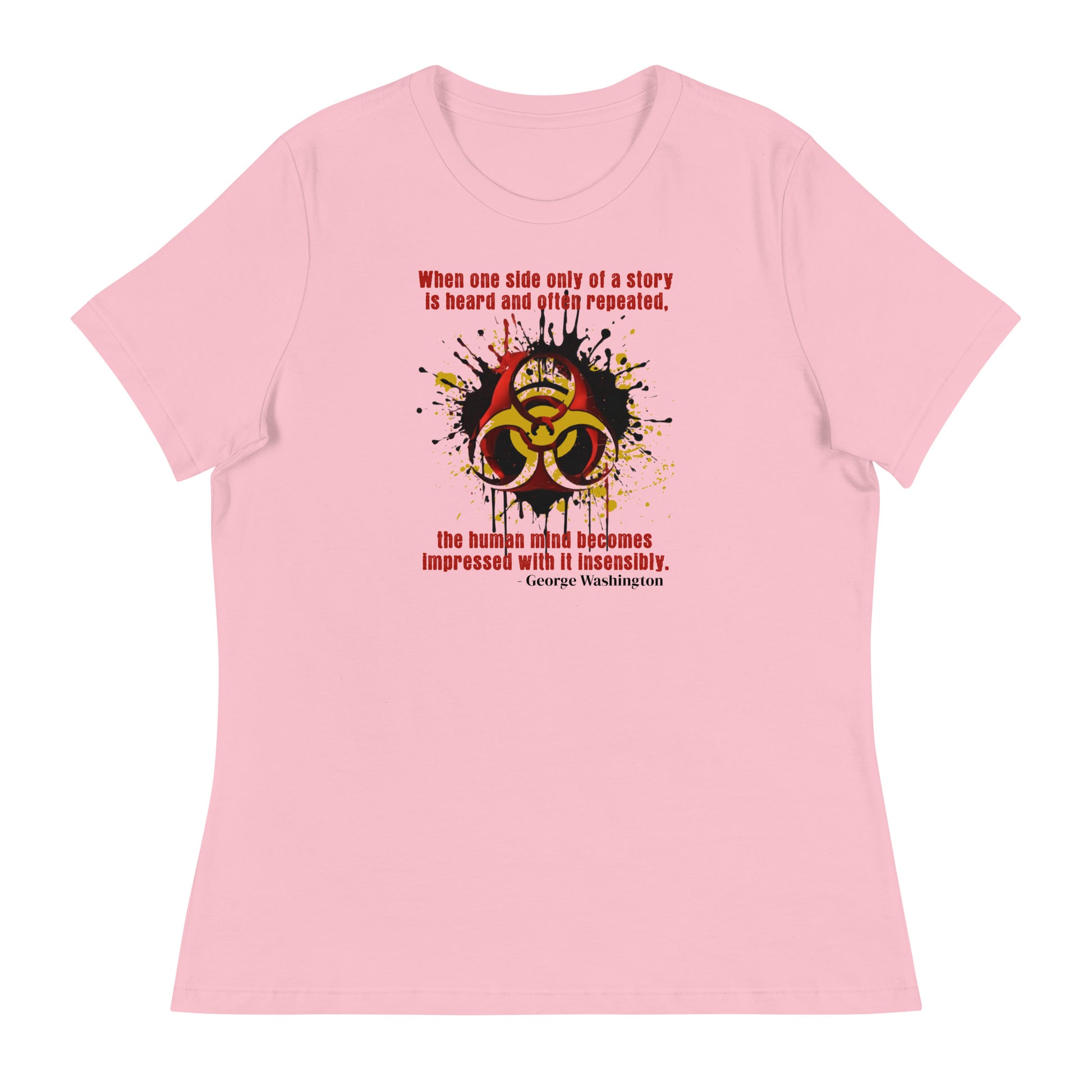 Beware of Propaganda Women's T-Shirt Pink