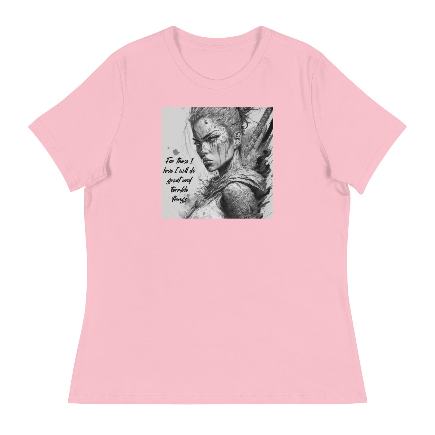 Great and Terrible Things Women's Graphic T-Shirt Pink