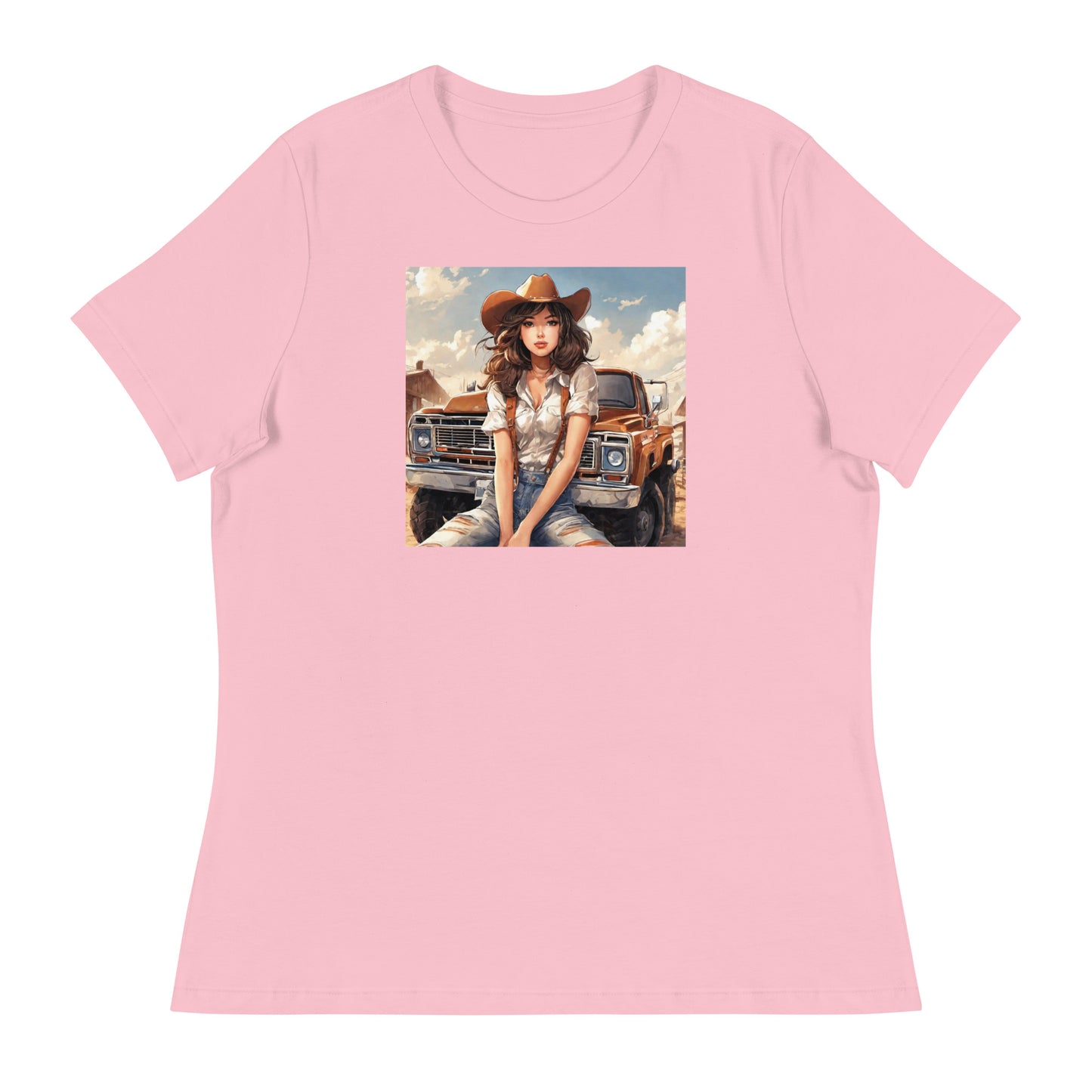 Cowgirl Cutie Women's Graphic T-Shirt Pink