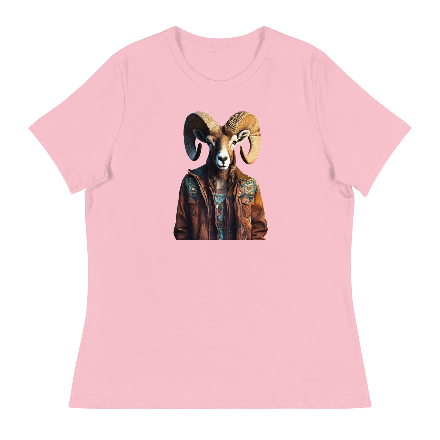 Bighorn Sheep Women's T-Shirt Pink