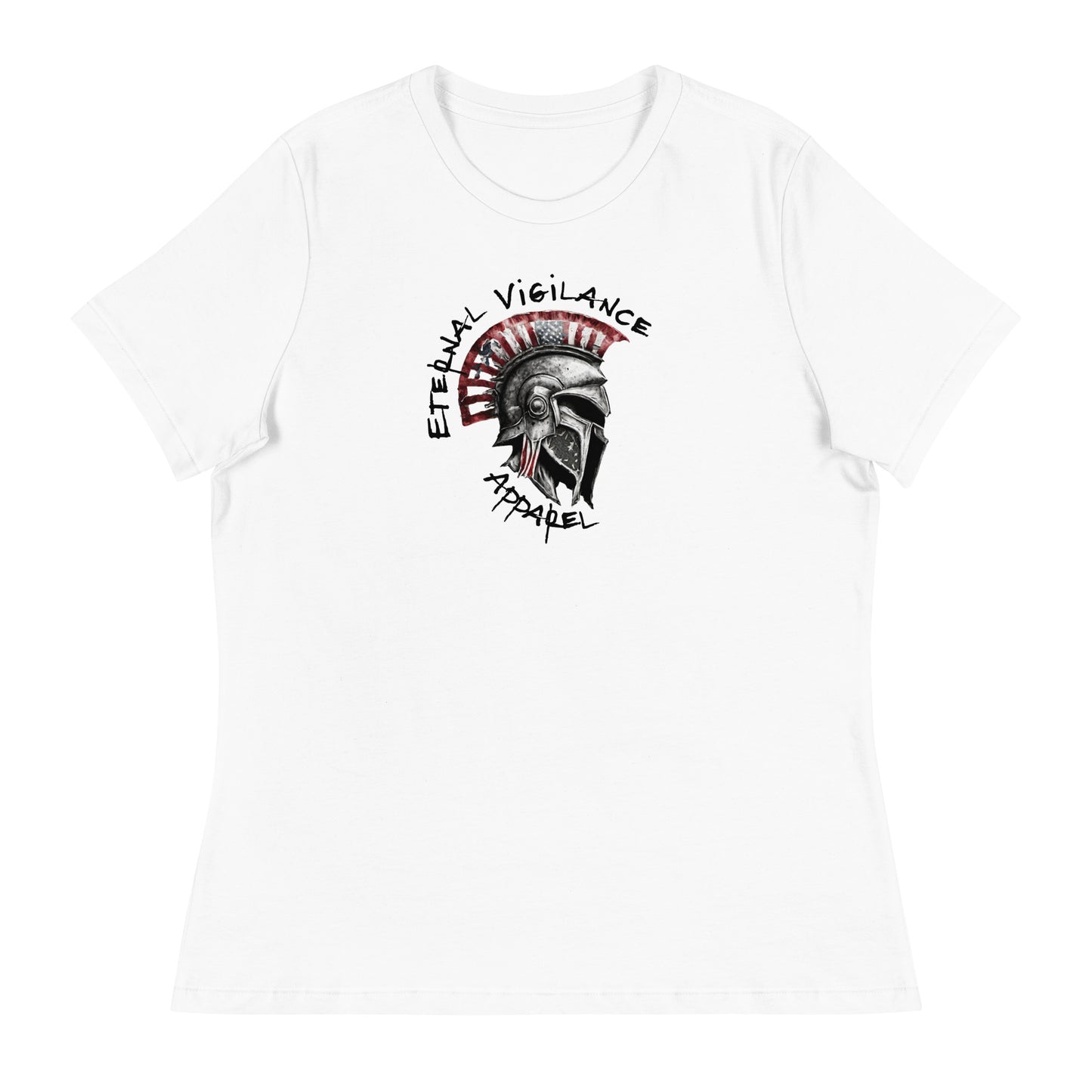 Eternal Vigilance Spartan Logo Women's T-Shirt White