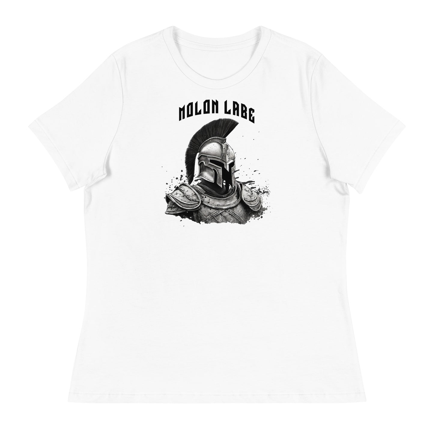 Molon Labe Spartan Women's Graphic T-Shirt White