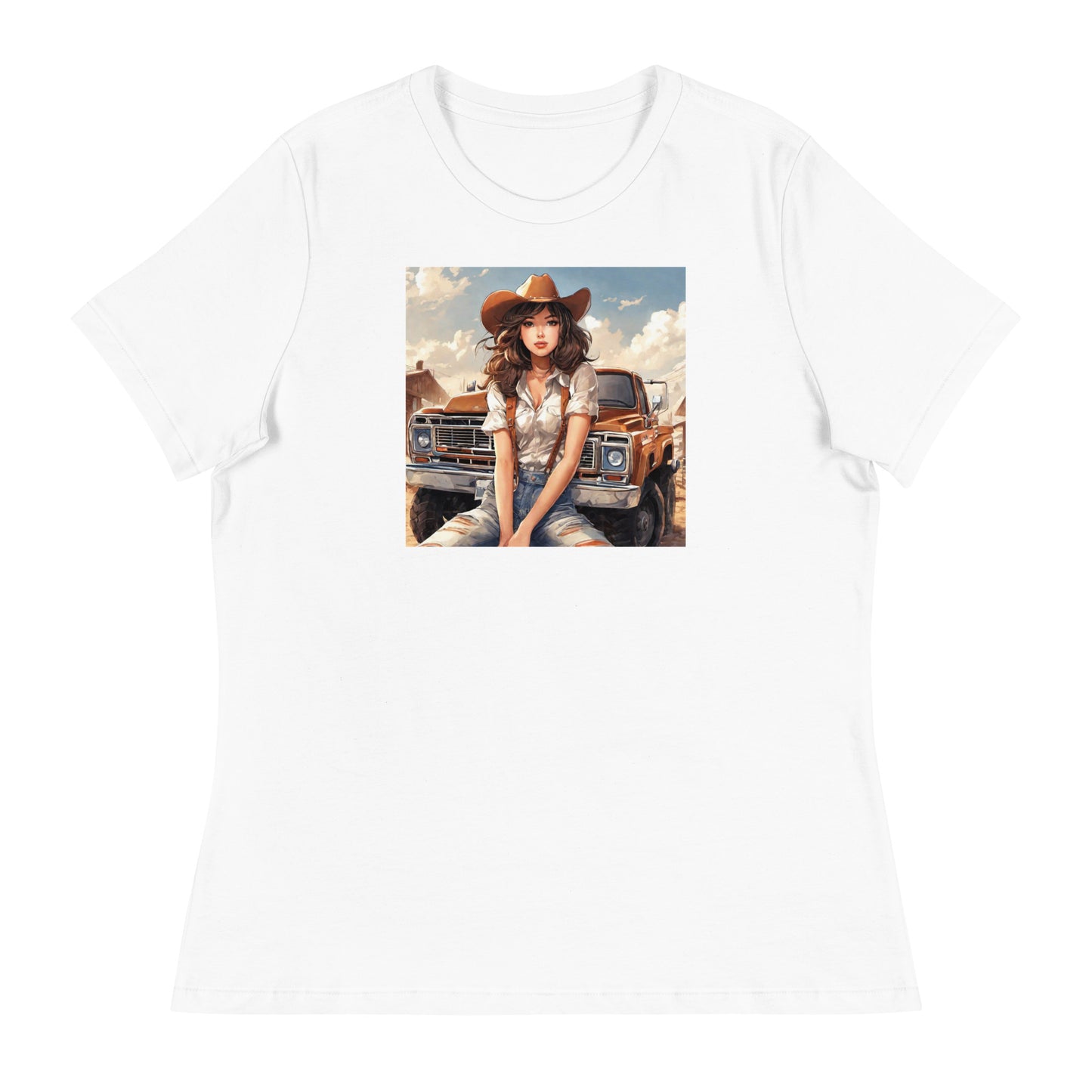 Cowgirl Cutie Women's Graphic T-Shirt White